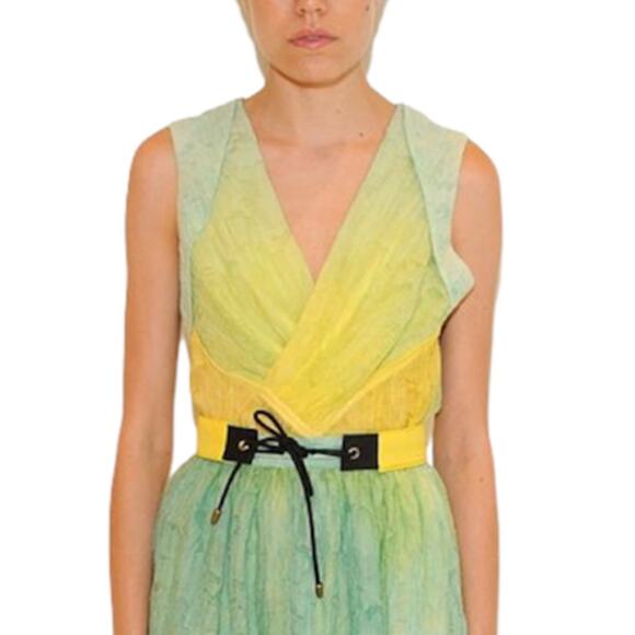 Christian Cota Spring 2012 Designer Hand Dyed Sample Blouse - Picture 14 of 16